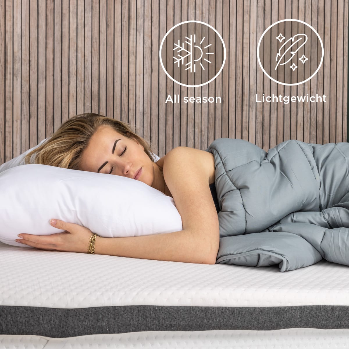 Felman 2-in-1 Dekbed – lichtgewicht, soepel en zacht materiaal