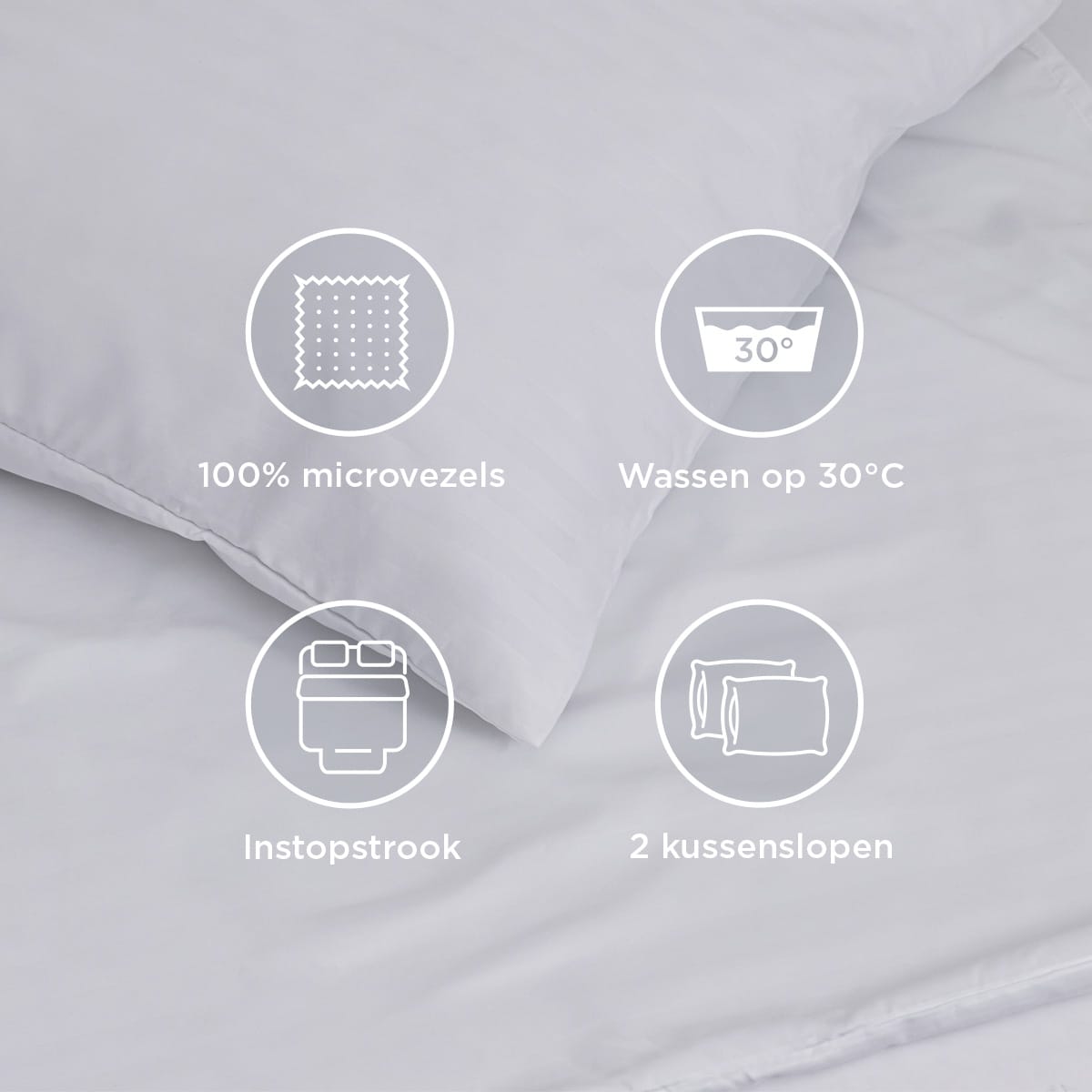 Felman Dekbedovertrek Set – inclusief 2 kussenslopen, complete slaapkamerset