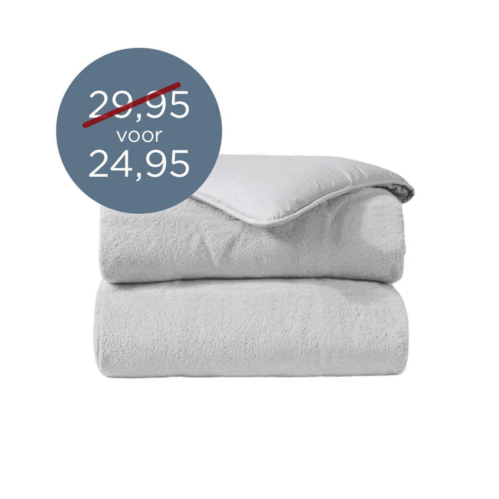 Felman Teddy Dekbedovertrek Grijs
