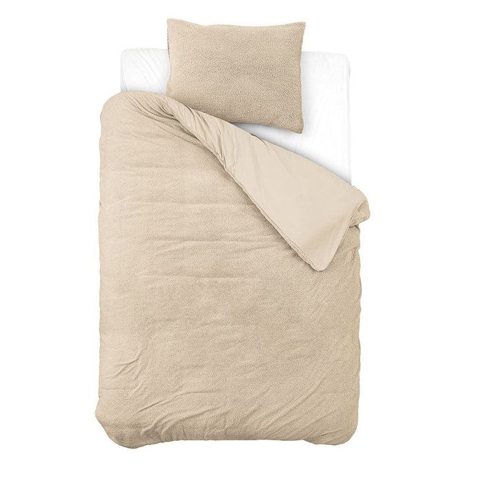 Felman Teddy Dekbedovertrek Taupe