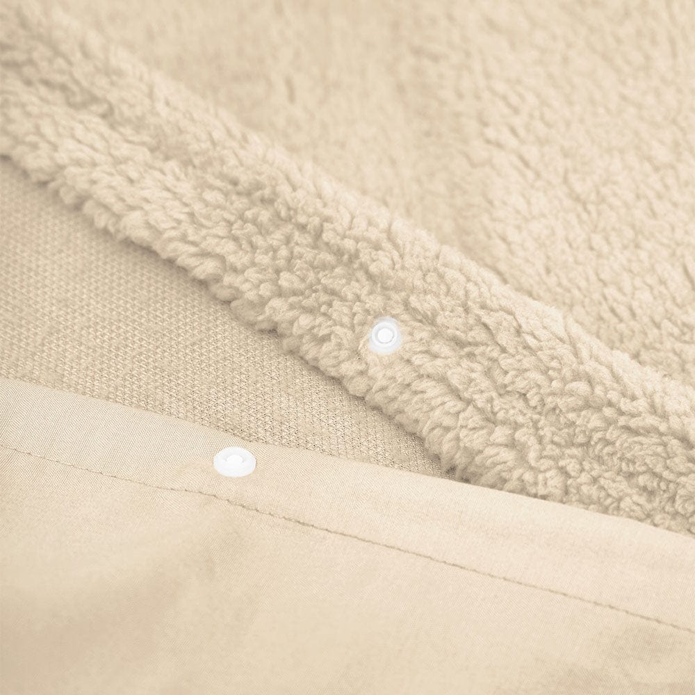 Felman Teddy Dekbedovertrek Taupe