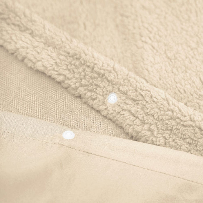 Felman Teddy Dekbedovertrek Taupe