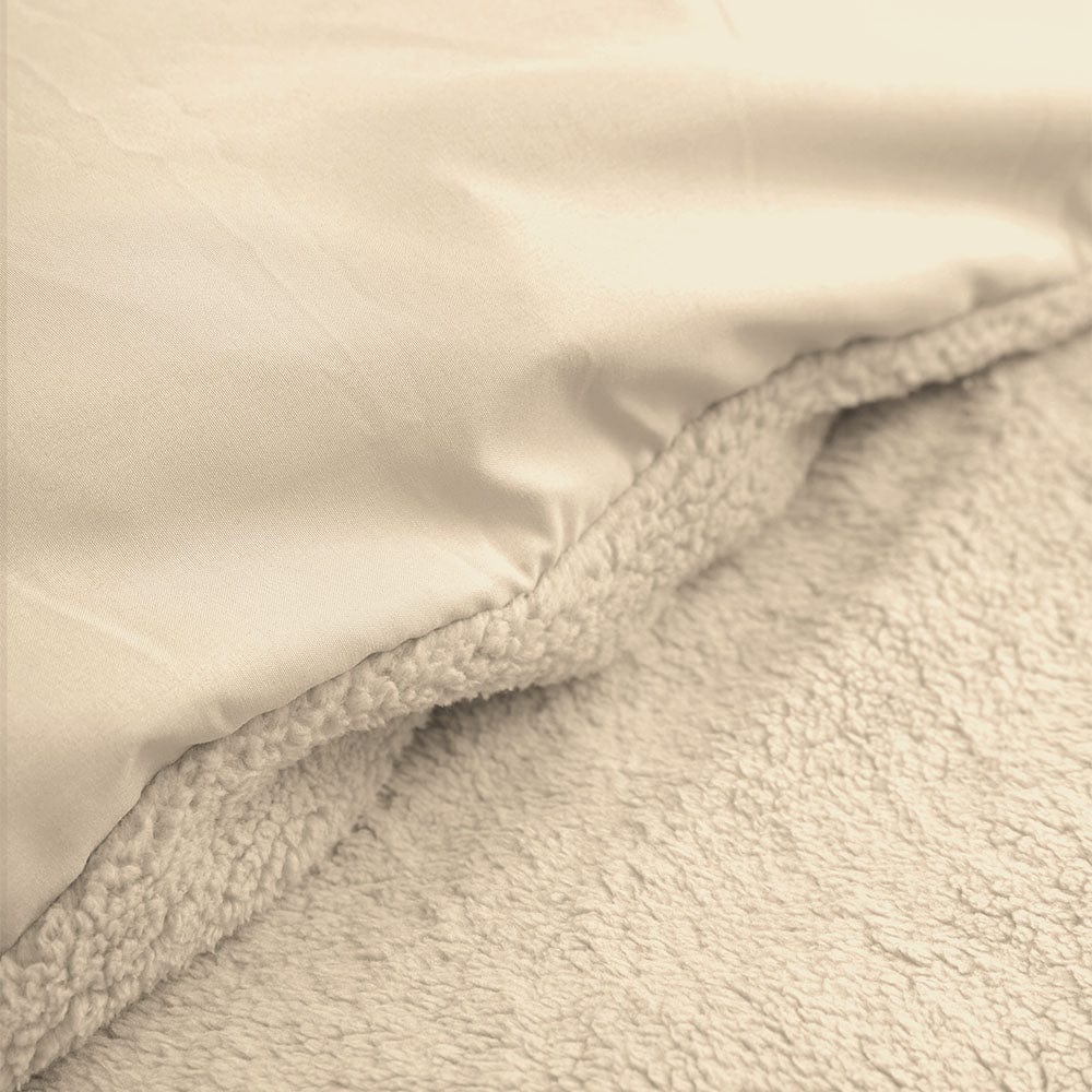 Felman Teddy Dekbedovertrek Taupe