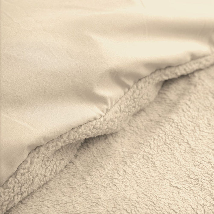Felman Teddy Dekbedovertrek Taupe