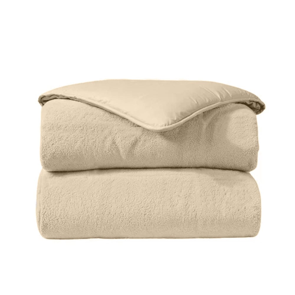 Felman Teddy Dekbedovertrek Taupe