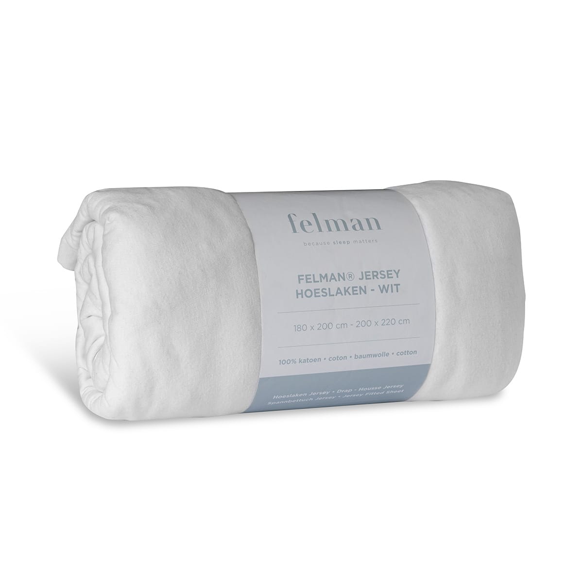 Felman Premium Jersey Hoeslaken – zacht jersey hoeslaken met elastische band rondom