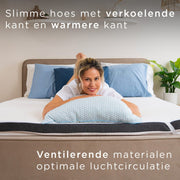 Felman FlexAir Kussen – warmhoudende pluche kant voor extra comfort in de winter