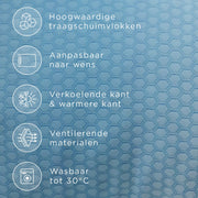 Felman FlexAir Kussen – ventilerend en anti-allergisch, OEKO-TEX gecertificeerd