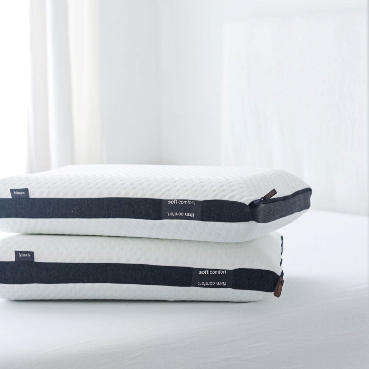 Felman Multi Layer Kussen – Soft Elastic Memory Foam voor drukverlichting op nek en hoofd