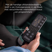 Felman Remedy Massage Systeem – 5 programma's en 3 intensiteitsniveaus via afstandsbediening