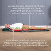Felman Remedy Shiatsu kussen – 6 massagekoppen voor nek, schouders en rug