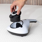Felman Stofmijtzuiger in gebruik op matras – effectieve dieptereiniging