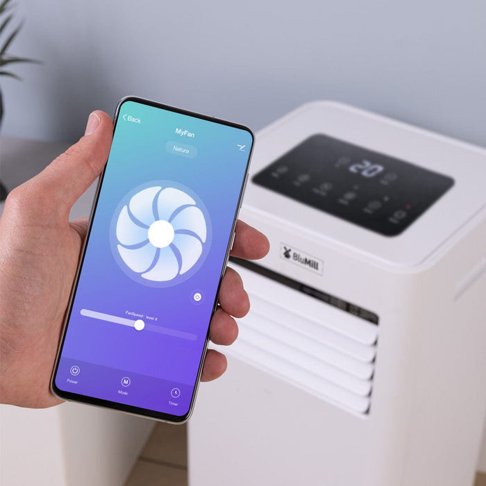 Verrijdbare Airco 7000BTU met wifi en timer