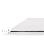 Felman Basic Topper 6 cm – matrastopper op bed, 2-zijdig beslapen