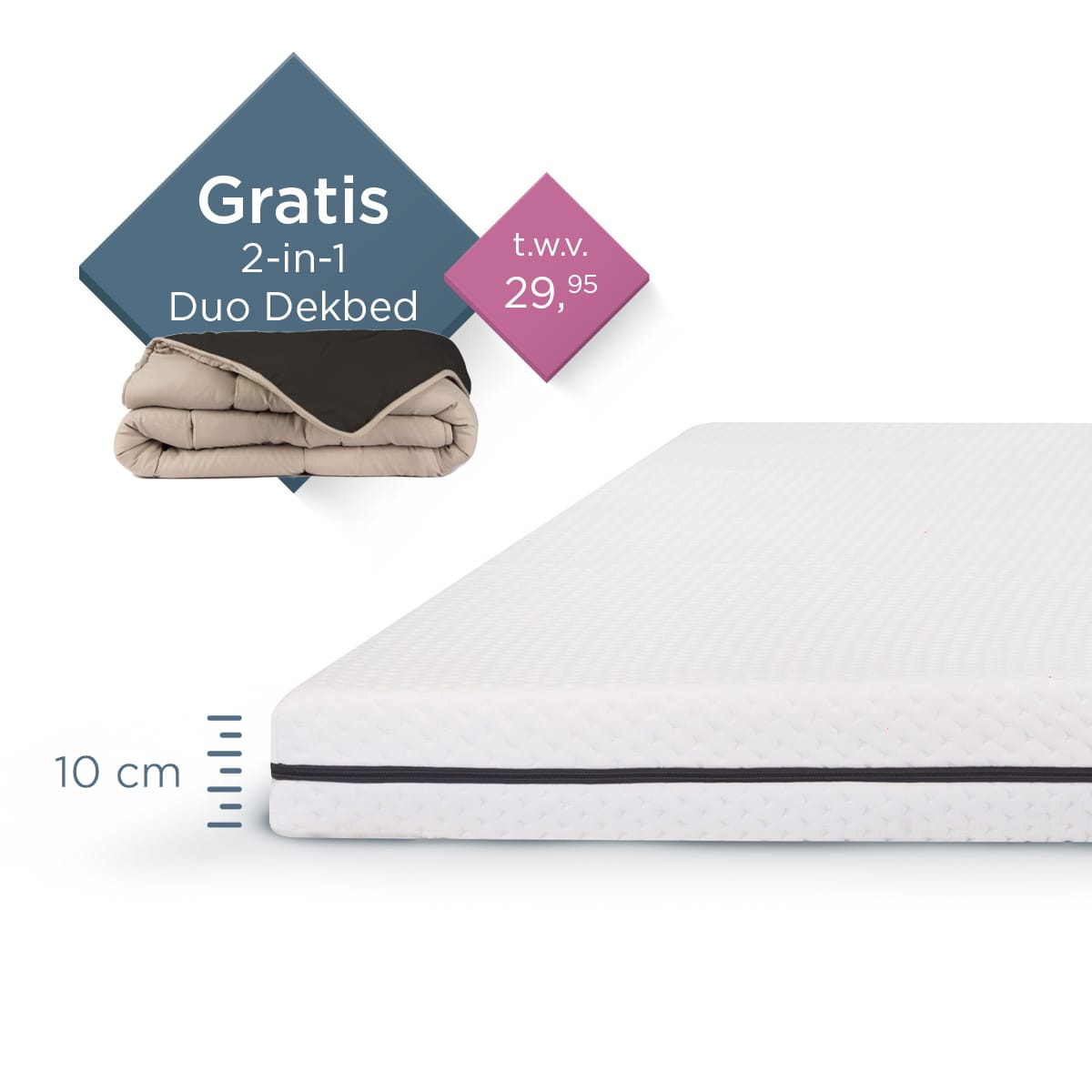 Felman Deluxe Topper – 10 cm
