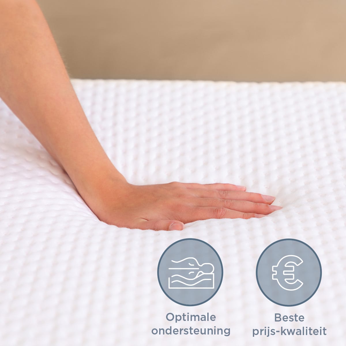Felman Premium Topper detail – antibacterieel en hypoallergeen schuim